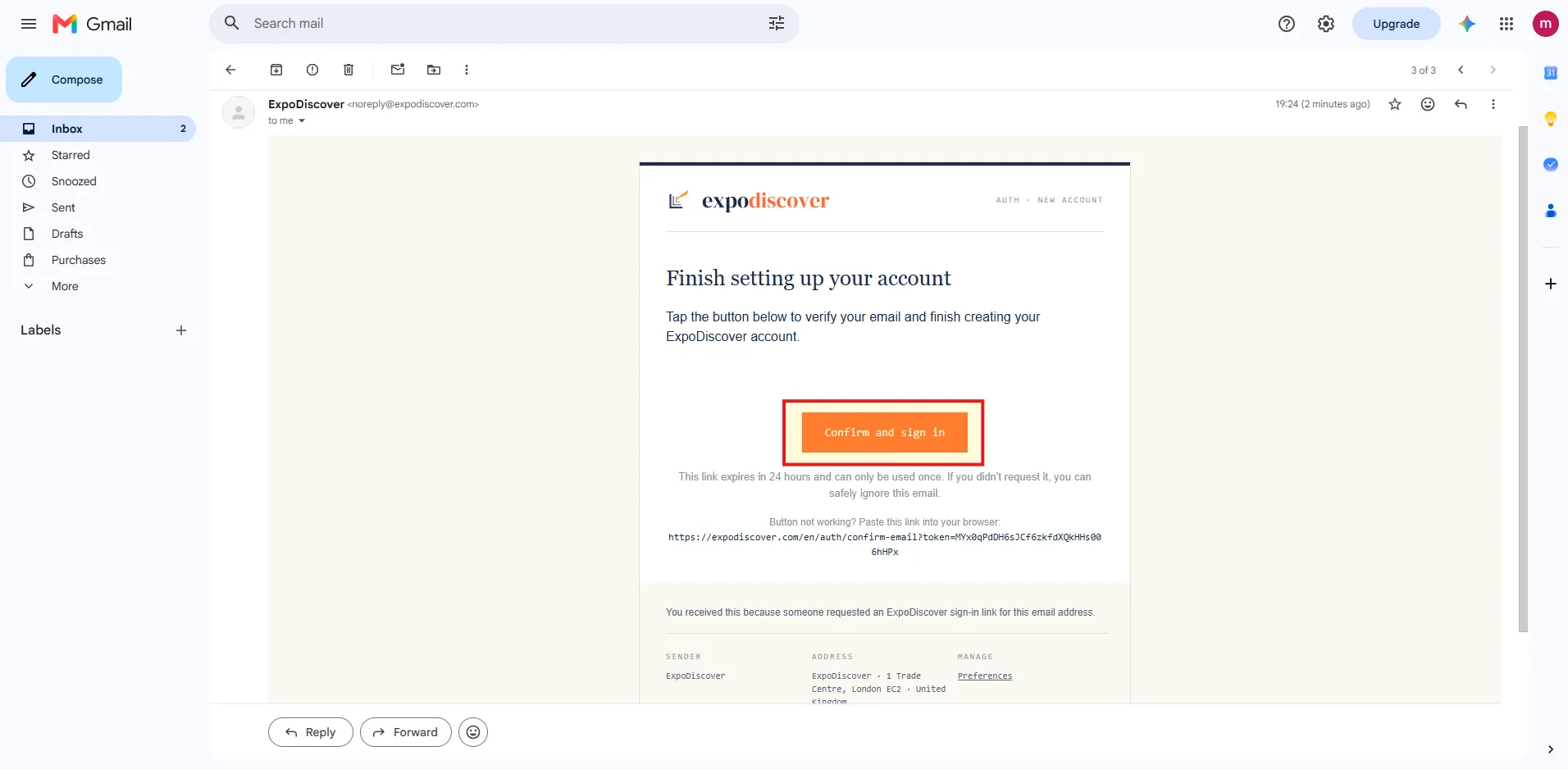 7 Click 'Confirm and sign in' button